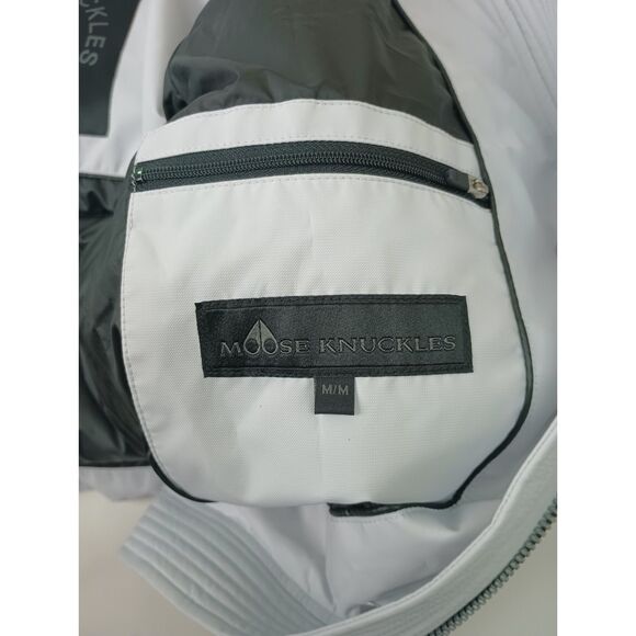 Moose Knuckles Women's Grey Cloud Berland Parka Jacket Coat Size Medium - Picture 7 of 8